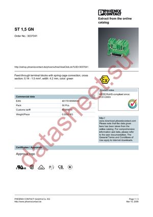 3037041 datasheet  